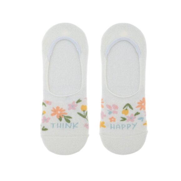 Karma Happy Think Happy No-Show Socks Pack of Three NEW - Picture 3 of 4